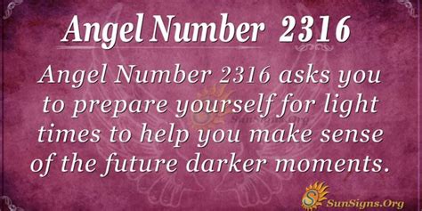 2316 angel number